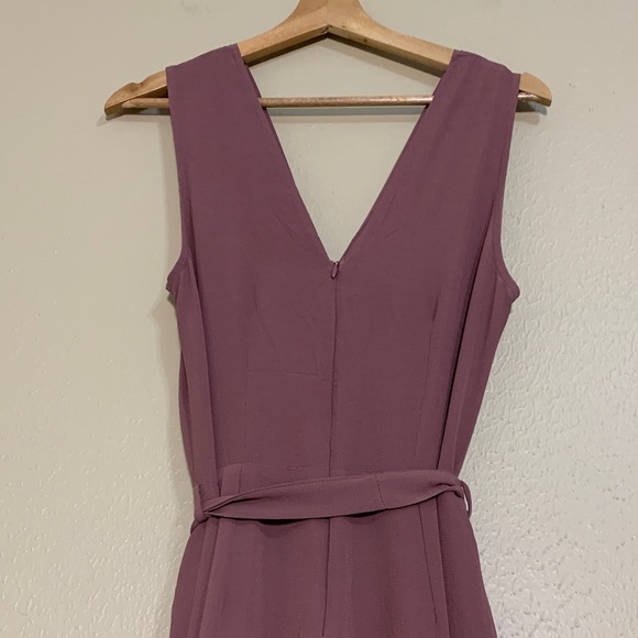 Monteau‎ Dusty Rose Wide Leg Split Jumpsuit Size M - Picture 5 of 8